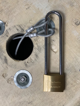 Cadenas à clé Vachette AJAX 40 anse haute