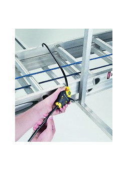 Câble antivol ajustable pour échelles