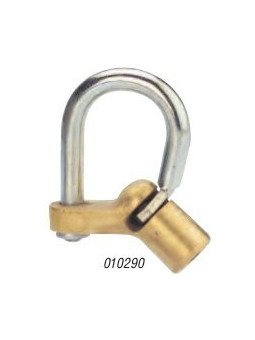 Lot de 10 cadenas d'artillerie 29 coudé anse acier