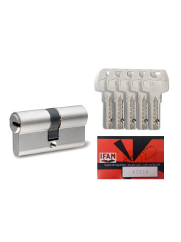 Cylindre de porte type européen F6S IFAM 30x30 débrayable