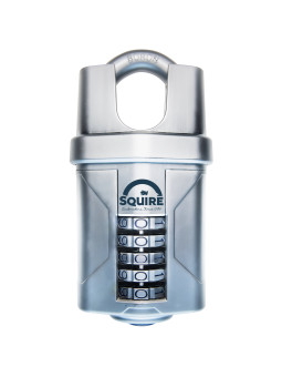 Cadenas à anse protégée  à combinaison 5 molettes SQUIRE Vulcan 60