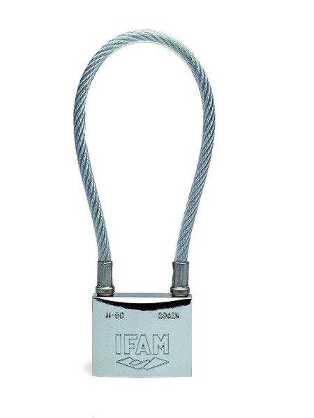 Cadenas IFAM Câble inox 50 - Cadenas anti-corrosion avec anse longue