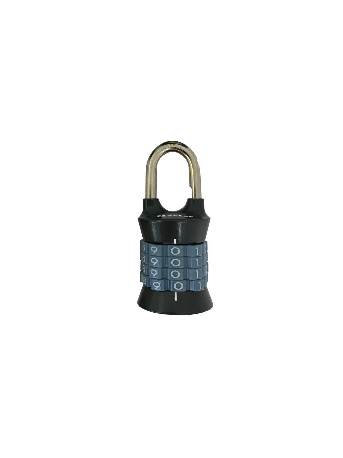 Cadenas à bagages TSA à combinaison numérique 4 chiffres réinitialisable  Master Lock, 36 mm de largeur, choix de couleurs