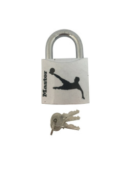 Cadenas Master Lock 3430EURDSPO motif sport foot