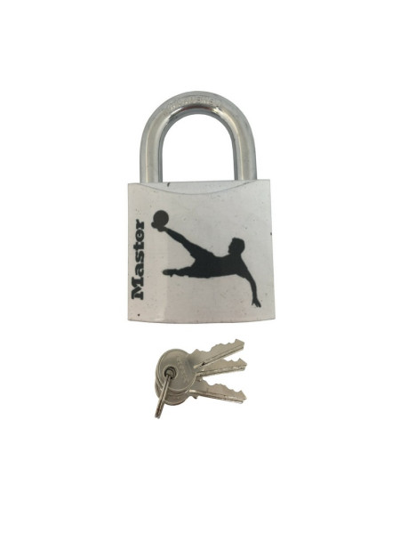 Cadenas Master Lock 3430EURDSPO motif sport foot