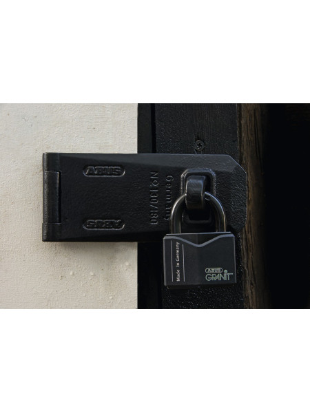 Porte cadenas ABUS 130/180 acier cémenté, anti-arrachement pour portes