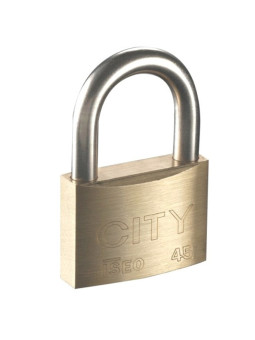Cadenas à clé en laiton universel ISEO CITY 45