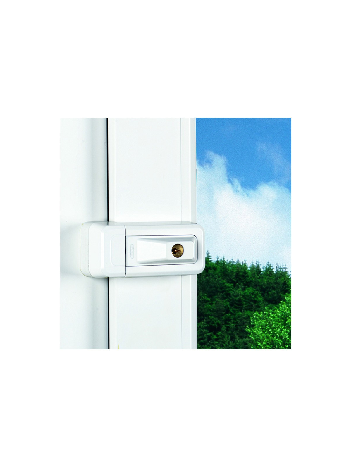 Verrou de fenêtre Abus 3010 couleur blanc